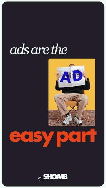 Your ads aren’t always the problem. — Instagram reel by Shoaib